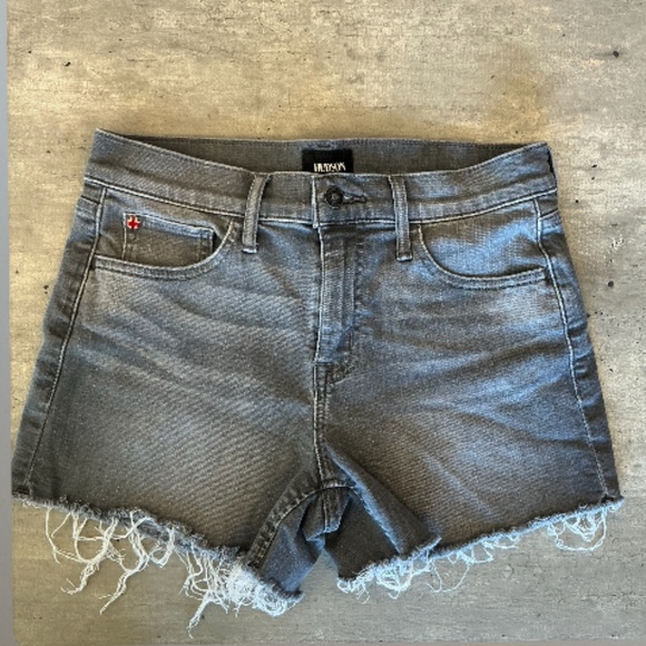 Hudson Gracie Cutoff Denim Shorts In Dystopia Grey Women’s Size 26 - Picture 3 of 8
